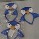 3 Pack Penguin Headband Plush Penguin Hair Hoop Cute Penguin Headdress Plush Penguin Headband Animal Headwear Hair