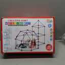 Fort Building Kit for Kids,STEM Construction Toys, Christmas & Birthday Gift for 4 5 6 7 8 9 10 11 12 Years Old Boys and Girls,Ultimate Creative Set for Indoor & Outdoors Activity,140 Pcs,Original