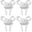 Safety 1st OutSmart™ Flex Lock, White, 4 Pack