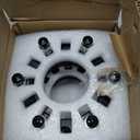 YIZBAP 2 inch 5x5.5 to 6x5.5 Wheel Adapters for Ram 1500 Vehicle, 5x139.7mm to 6x139.7mm Wheel Adapter Hub Bore 108mm with 14x1.5 Studs