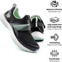 Women's Cycling Shoes, Breathable Bike Shoes Compatible with 2-Bolt SPD Cleats, Suitable for Road Mountain Biking and Indoor Cycling, Size: 8.5