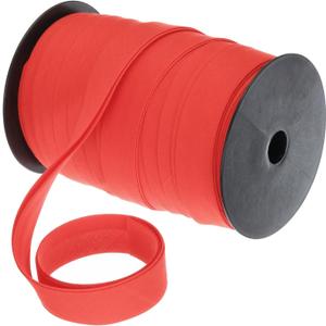 MECCANIXITY 1 Inch Double Fold Bias Tape Polyester Continuous Bulk Bias Tape for Sewing,Seaming Quilting Hemming Binding Crafts (Red 55 Yards)