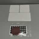 3PCS Water Absorbing Stone Tray, Fast Drying Stone Sink Tray, Stones Soap Trays, Water Absorbent Diatomite Trays, Diatomite Coasters for Kitchen Sink Bathroom Counter, Hand Soap Dish & Holders (1pcs 2110cm + 2pcs 1010cm White Wave)