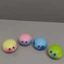 4 Pack Dumpling Squishy Toys Cute Slow Rising Squishies Stress Relief Squeeze Toys for Adults Desk Toys Kids Party Favors Birthday Gifts