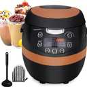 Automatic Commercial Boba Cooker 8L, Touchscreen, 1350W Boba Maker Boba Machine for Tapioca Pearls Bubble Tea Milk Tea, for Milk Tea Stores Dessert Stores Bars, Max 1.5kg