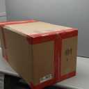 Winco Commercial Square Plastic Trash Can, 23 Gallon, Gray