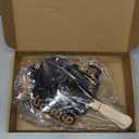 24 Pcs Personalized Graduation Fans Custom Photo Cutout Face Fans with Handle Double Sided Class of 2026 Grad Photo Props Grad Party Supplies Blank DIY Frame for Graduation Party Souvenirs(Black)