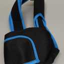 Arm Sling, Lightweight & Breathable Medical Sling with Adjustable Shoulder Strap, Shoulder Mesh Immobilizer Slings for Elbow Injury/Torn Rotator Cuff/Wrist Injury/Surgery, Right or Left, Women or Men (Blue)