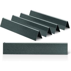Unicook 7636 15.3 Inch Grill Flavorizer Bars Replacement Parts for Weber Spirit I & II & GS4 300 Series and Spirit E/S 310 320 330, Thick Porcelain Grill Heat Plates Burner Covers 5 Pack