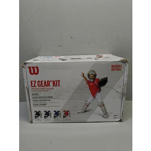 Wilson EZ Gear 2.0 Catchers Gear Kit (Small/Medium, Black)