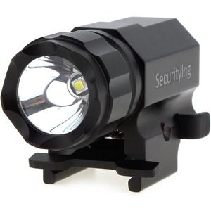 SecurityIng LED Tactical Strobe GunFlashlight 2-Mode 600LM Pistol Handgun Torch Light with Quick Release Mount for Hiking, Camping, Hunting and Other Indoor/Outdoor Activities