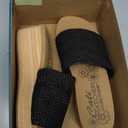 Black and Brown Women's Sandals, 7.5 Size