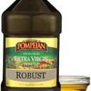Pompeian Robust Extra Virgin Olive Oil, Contains Polyphenols, First Cold Pressed, 101 Fl Oz Best By 05/2027