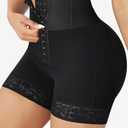 High-Waisted Tummy Control Shapewear Shorts - Body Shaper Butt Lifter for Women 6XL Black