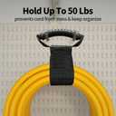 POWGRN 50 Ft 10AWG Outdoor Extension Cord Waterproof Heavy Duty 10 Gauge 3 Prong, Flexible Cold-Resistant Long Power Cord Outside with Lighted Indicator End, 15Amp 1875W SJTW Yellow ETL Listed