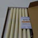 Homemory 12 Pcs Flameless Taper Candles with Remote Timer Dimmer, 11 inches Ivory Taper Candles Battery Operated, Plastic LED Candlesticks with Flickering Flame for Halloween Christmas Church Wedding