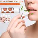 24 Pcs Basketball Lip Balm Bulk for Team Gifts Sports Moisturizing Jasmine Taste Lipstick Basketball Party Favors for Women Players Sports Teachers Fans Birthday Party Supplies