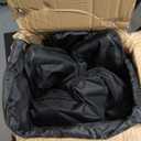 Overmont Oversized XL Camping Chair for Adults - 400lbs Support Heavy-Duty Padded Folding Chair with Side Pocket Cup Holder Cooling Bag for Outdoor Sports Garden Beach Fishing Lawn Black