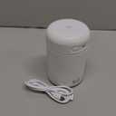 Portable Mini Humidifier, Colorful, Cool Mist, USB Powered. Perfect for Bedroom, Office & Car (300ml, White)