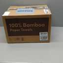 Amazon Aware 100% Bamboo Paper Towels, 12 Rolls, 2 ply, FSC Certified, 150 Sheets, 1800 Count, Pack of 12, Plastic-Free, White