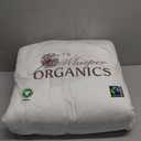 100% Cotton Organic Mattress Pad - Breathable & Cooling Mattress Protector Full Size - Premium 300GSM Quilted and Machine Washable - Fairtrade & GOTS Certified Bed Protector (Ivory, Full) (King)