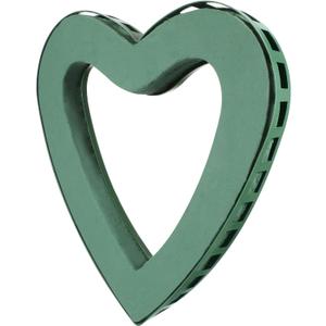 Lurrose Floral Foam Block Heart Shaped Floral Foam Cage with Suction Cup for Fresh or Artificial Flowers, Wedding Party Decorations, Dry and Wet Flower Cage Holder for Arrangement