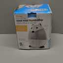 Crane Ultrasonic Cool Mist Animal Humidifier for Kids' Bedroom & Nursery, Adjustable 0.5 Gallon, Auto Shut-Off Silver Fox 0.5 Gallon Grey