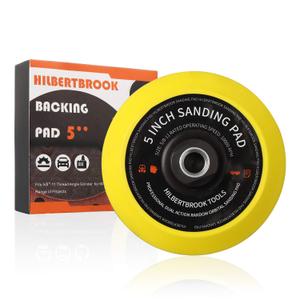 5 Inch Hook and Loop Backing Pad 5 Inch Backing Plate with 5/8-11 Threads Sanding Pad Angle Grinder Accessories Sanding Buffing Polishing,1 Pack