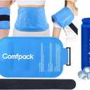 Back Ice Pack for Lower Back Pain, 9.817.7&Finger Ice Sleeves, 4PCS Finger & Toe Cold Gel Ice Packs