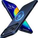 TORRAS Magnetic Slim Fit for iPhone 17 Pro Case 6.3 inch, Ultra-Thin, Compatible with MagSafe, Lightweight Matte Anti-Scratch Hard PC Cover Phone Case for iPhone 17 Pro OriginFit, Deep Blue