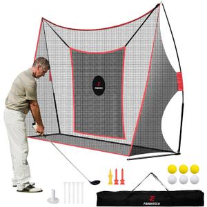 Golf Practice Net - Heavy Duty Driving Range Net with High Impact Chipping Target, Include Carry Bag and Golf Balls for Indoor Outdoor