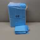 Amazon Basics Dog and Puppy Pee Pads, 5-Layer Leak-Proof Super Absorbent, Quick-Dry Surface, Potty Training, Regular (22x22"), 150 Count, Blue & White