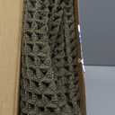 MIULEE Set of 2 Waffle Bathroom Rugs, Super Absorbent Non Slip Bath Rugs, Washable Bath Mats with Tassels, Ultra Soft Rubber Backed Shower Mat for Bathroom Floor, Tub, Green, 17"x24"+18"x30"