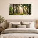 Bruarteli Forest Scenery Canvas Wall Art 40"x20"