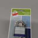 Lock Outdoor Padlocks, Laminated keyed Padlock, 1-9/16 in Wide Body, Padlock Set with Keys (1Pack)