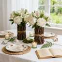 IMIKEYA 40pcs Natural Birch Twigs Craft Branches Twigs Decorative Birch Branches DIY Vase Kit Stems for Vase Wedding Centerpieces(7.87in/11.79in, 20 pcs Each)