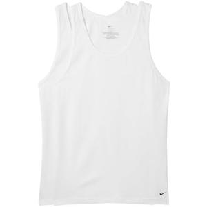 Nike Men's All Day Cotton Stretch Tank Undershirts (2-Pack), M