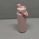 POWCAN 32 oz Insulated Water Bottle with 2-in-1 Straw and Spout Lid, Keep Cold 24H, Leak-Proof, BPA-Free, Double Wall Stainless Steel Water Bottle for Sports, Gym, Travel, and School (Cotton Candy)