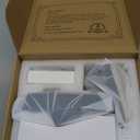 Ulecoce Fingerprint Keypad Deadbolt with Handle Set, Keyless Entry Door Lock, Door Locks for Front Door Lock Set, App Control, Auto Locking, Easy to Install, Satin Nickel