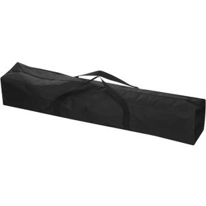 PATIKIL 51 Inch Camp Chair Replacement Bag Nylon Folding Chair Carrying Storage Bag for Beach Chair with Large Zipper Shoulder Strap for Camping Travel, Black (51 x 7.8 x 7.8 inch)