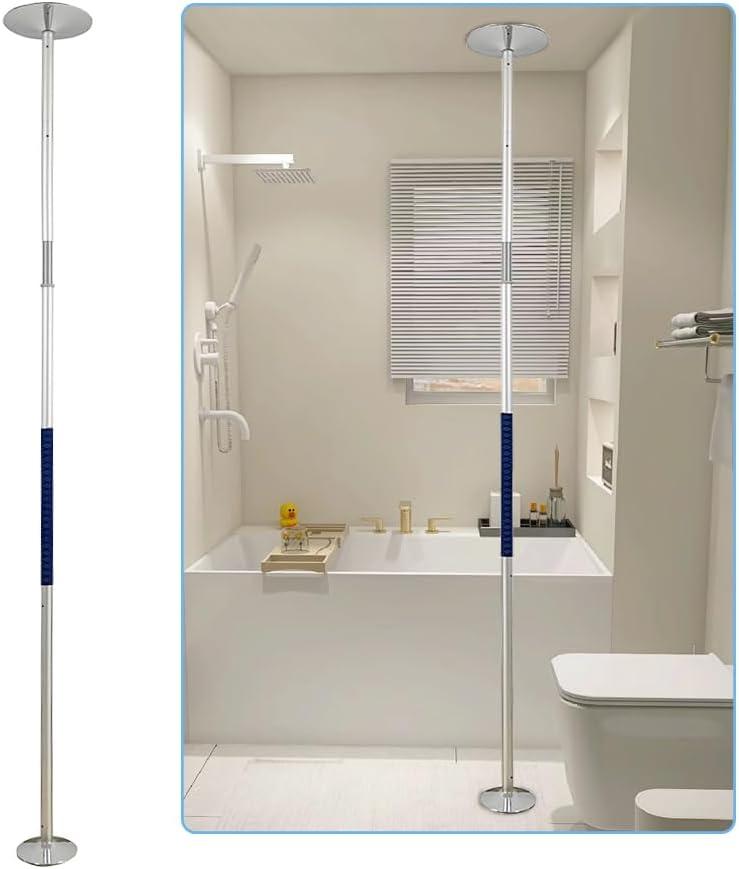 Zelen Transfer Pole for Seniors, Security Pole Tension Mounted Floor to Ceiling Grab Bar Pole for Elderly Assist, Handicap Pole Safety Assist Bathroom Grab Bar Security Support Handle
