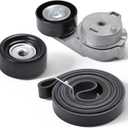 Drive Belt Tensioner Pulley Kit Fit for Chevy Colorado 04-12, for GMC Canyon 04-12, for Hummer H3 06-2010, Fit for Isuzu i-280/i-350 06, for Isuzu i-290/i-370 07-08, 2.8/2.9/3.5/3.7L 38178