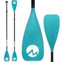MoiShow SUP Paddle Board Paddle - Adjustable Paddleboard Paddle Oar 4-Piece Floating Aluminum SUP Kayak Paddle