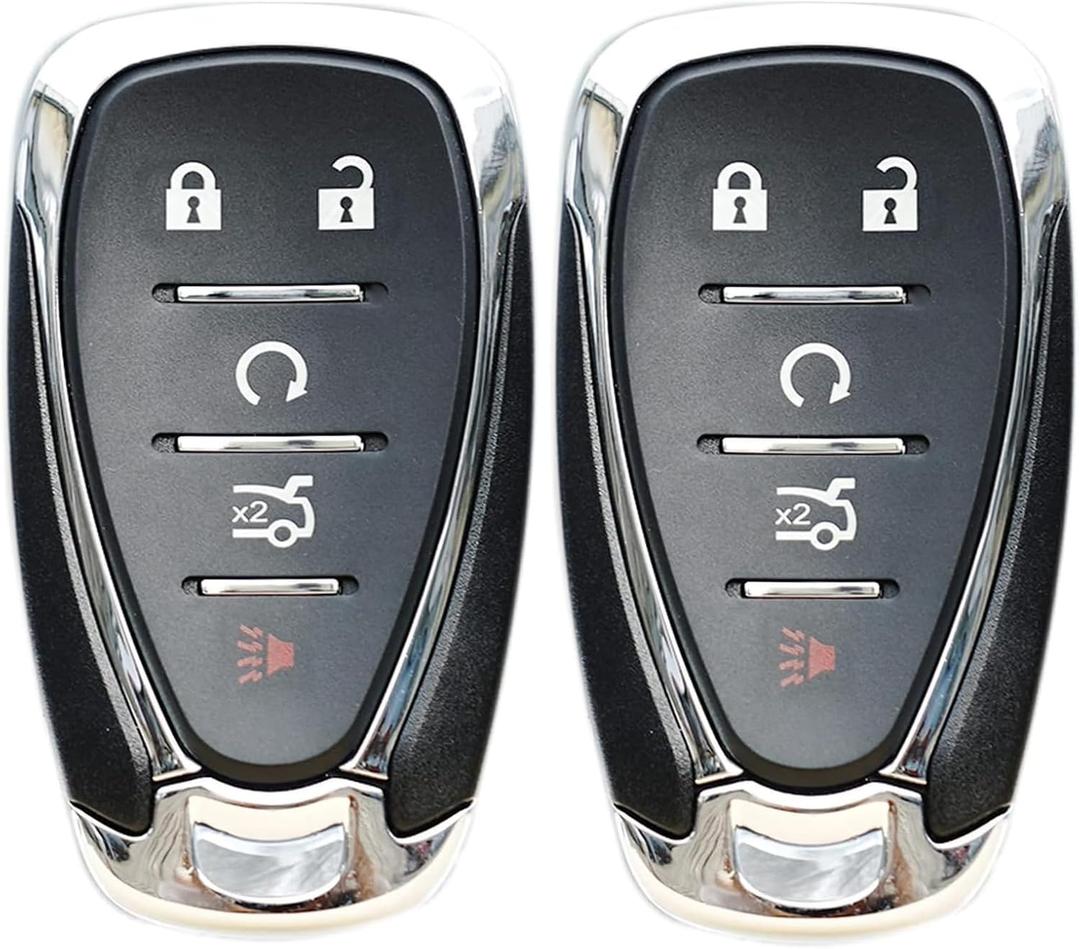 MechanMagic Key Fob Replacement Fits for Chevrolet Malibu Camaro 2016 2017 2018 2019 2020 2021 Cruze 2016-2019 Smart Proximity Keyless Entry Remote Control HYQ4EA 13529662 13590048 433 Mhz (Pack of 2)