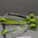 Kick Scooter for Kids Ages 3-8, LED Light 3-Wheels,4 Adjustable Height Foldable Scooter,Outdoor Activities for Toddlers Boys Girls (Green)