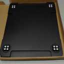 Appliance Slider 360 Rolling Tray for Coffee Maker Bamboo Coffee Pot Slider Tray for Countertop Rotation Sliding Tray with Wheels, Appliances Mat Easily from Under The Cabinet Black(15.7"13")