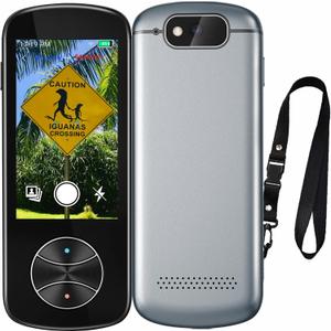 Language Translator Device, Language Translator Two Way with Voice/Offline/Photo 137+ Languages, Translator Device No WiFi Needed, Real-Time Portable AI Translator for Travel Learning Business (Light Black)