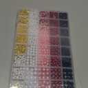 2256pcs Pearl Beads for Jewelry Making, Funtopia 4 Sizes Pink Black White Round Beads for Bracelets, Bracelet Making Kit with Gold Spacer Beads Letter Beads for Crafts Necklaces Earrings DIY
