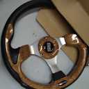 Golf Cart Steering wheel for EZGO YAMAHA and Club Car Precedent Most Golf carts Wood Grain