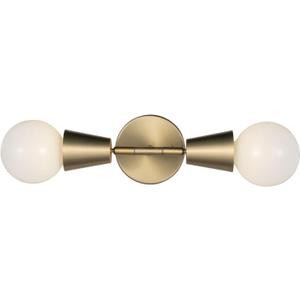 2-Light Modern Track Lighting Kit,Matte Brass Pivot Light Head, Flush Mount Adjustable Ceiling Light Spotlights for Bedroom,Living Room,Dining Room, Hallway,E26 Bulb Not Included